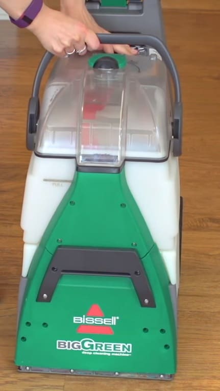 Bissell Big Green Test On Carpet